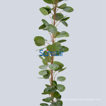 Artificial Plants Silver Dollar Eucalyptus Garland 150cm for Indoor Home Decoration 51124